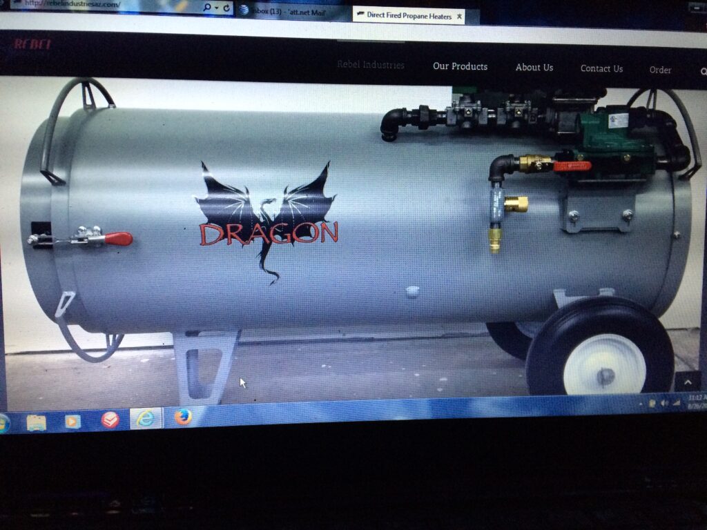 propane furnace to heat bed bugs